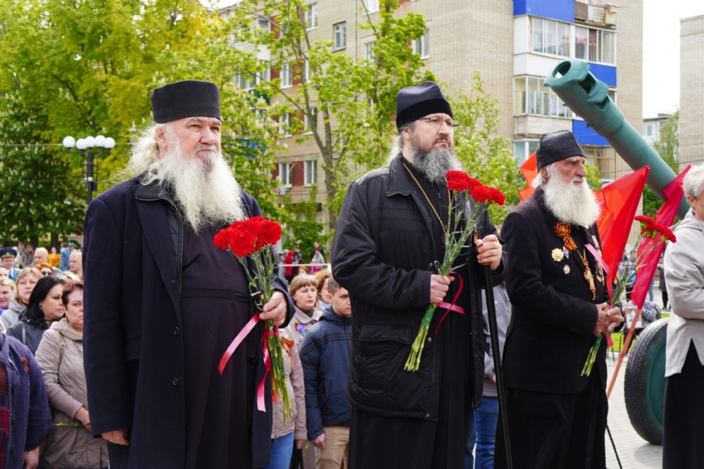 Епископ Варфоломей принял участие в церемониале, посвященном 78-й годовщине Победы в Великой Отечественной войне
