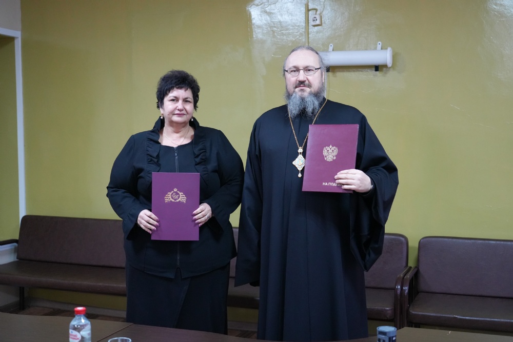 Состоялось подписание договора о сотрудничестве между Балаковской епархией и Балаковским политехническим техникумом