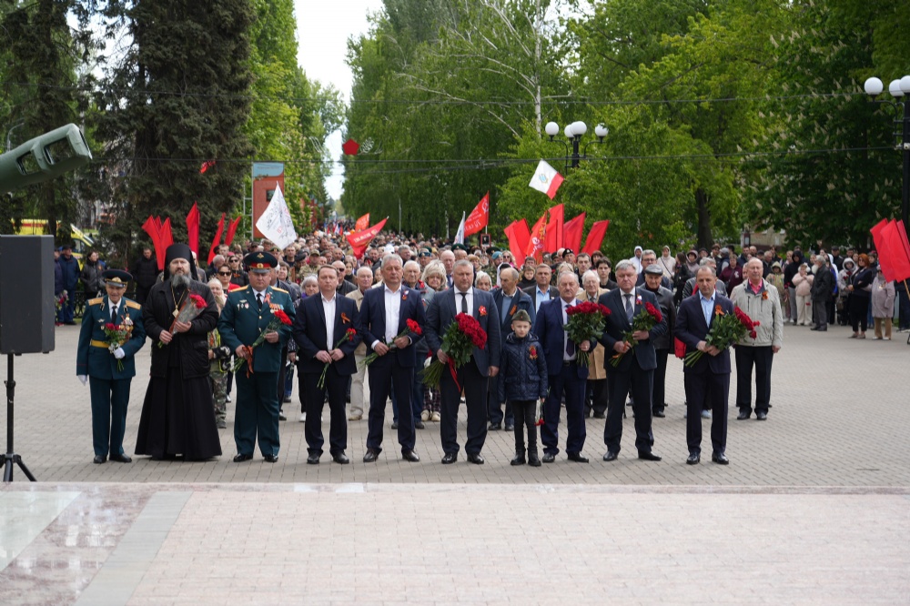 Епископ Варфоломей принял участие в церемониале, посвященном 79-й годовщине Победы в Великой Отечественной войне