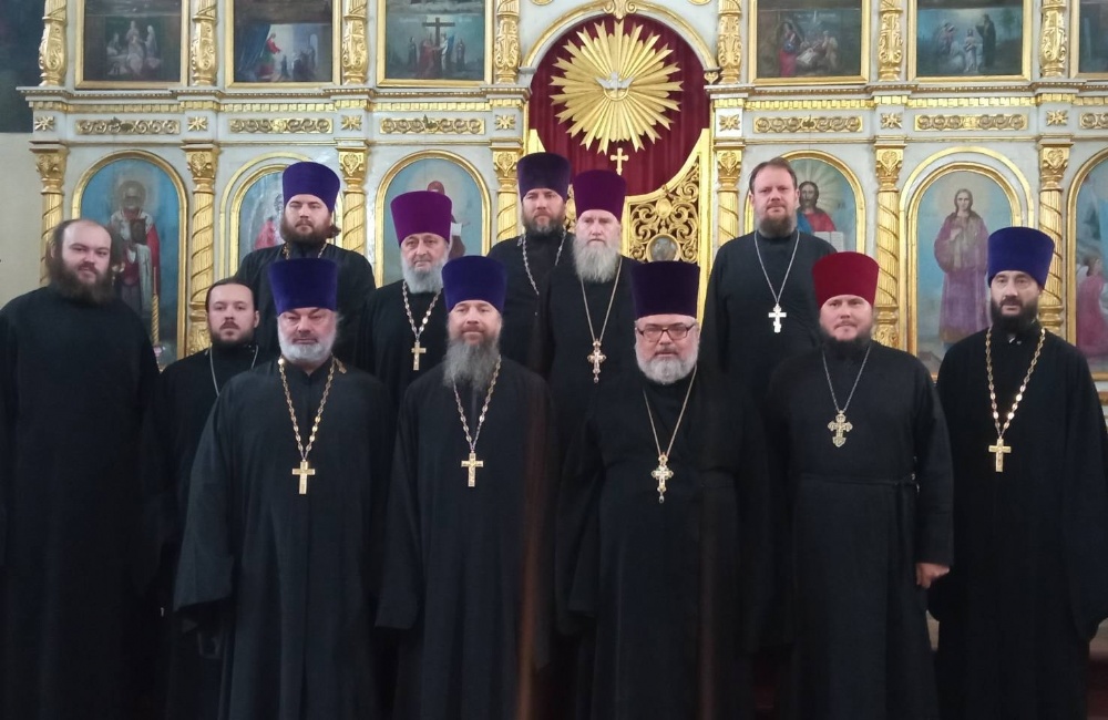 Состоялось собрание духовенства Николаевского и Духовницкого благочиний