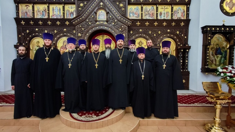 Состоялось собрание духовенства Христорождественского округа