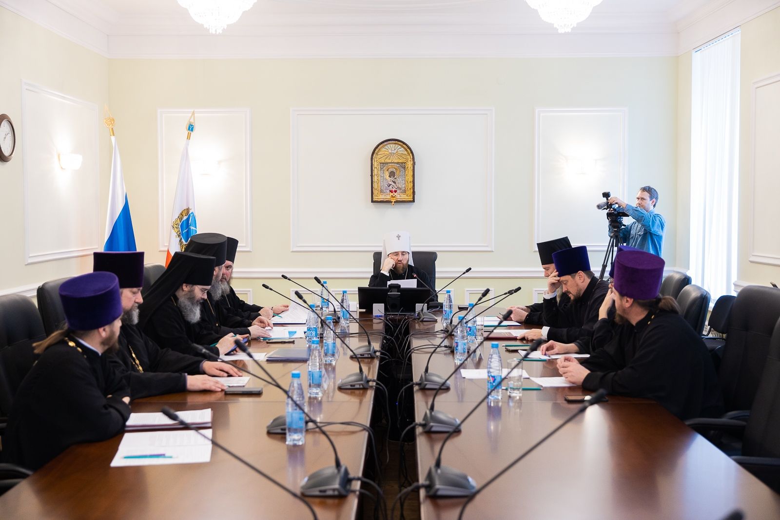 Состоялось расширенное заседание Архиерейского совета Саратовской митрополии