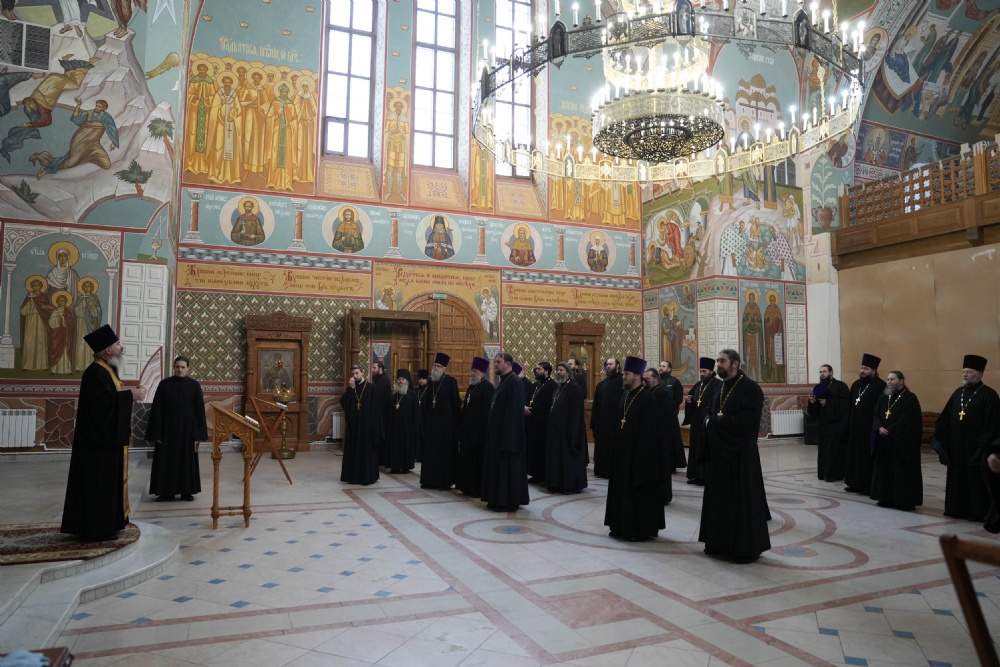Состоялась исповедь духовенства Балаковской епархии