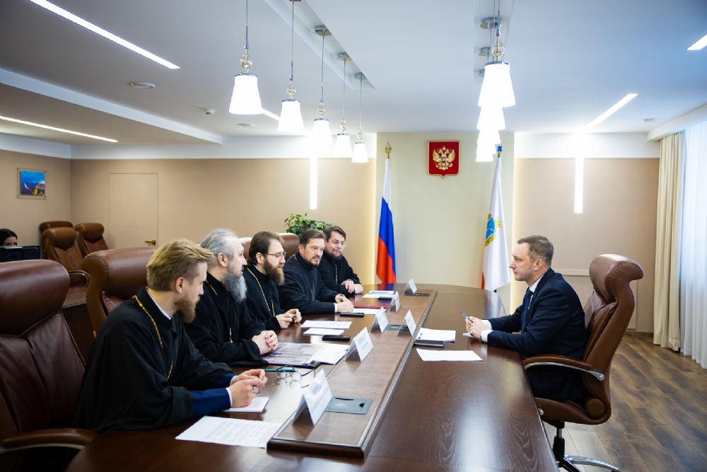 Епископ Варфоломей принял участие во встрече с губернатором Саратовской области