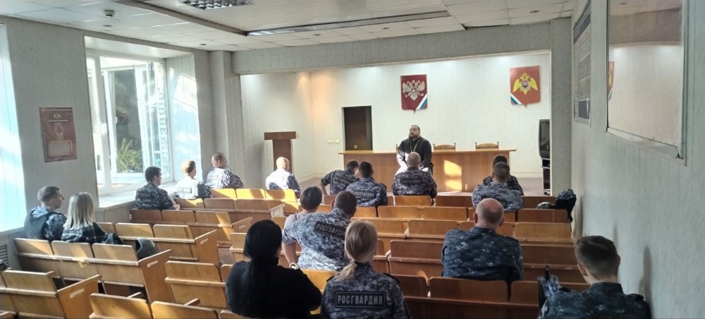 Состоялась встреча руководителя епархиального миссионерского отдела с сотрудниками Росгвардии