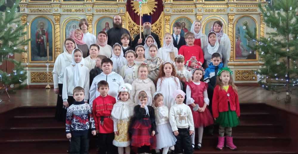 В воскресных школах Балаковской епархии завершились мероприятия, посвященные Рождеству Христову