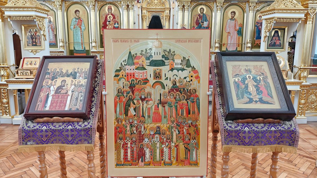 Написана икона саратовских святых с подвизавшимися в Спасо-Преображенском монастыре