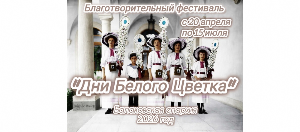 Объявляем старт II благотворительного фестиваля «Дни Белого цветка» в Балаково