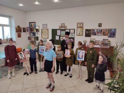 Прошли памятные мероприятия ко Дню Победы в воскресных школах епархии