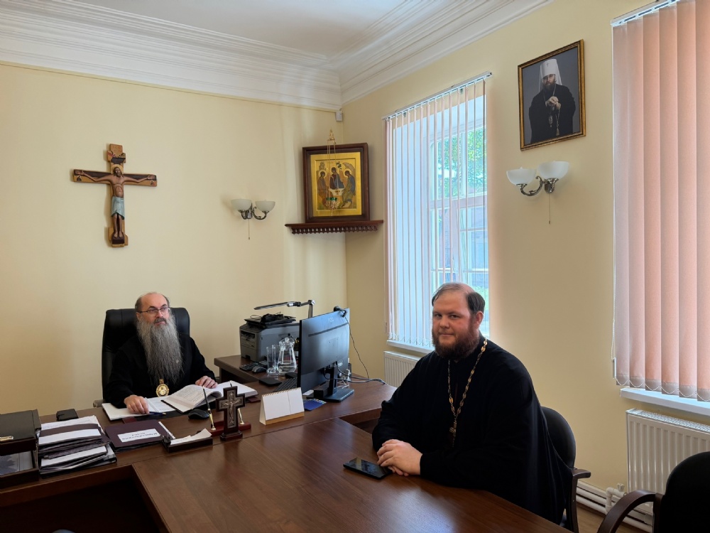 Владыка Иннокентий встретился с руководителем отдела по делам молодежи